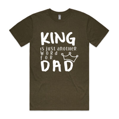 King is Just Another Name for Dad - Men's Staple Tee Thumbnail