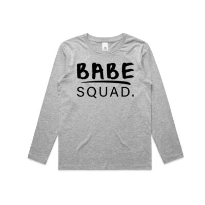 Babe Squad - Kids Long Sleeve Tee Thumbnail