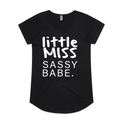 Little Miss Sassy Babe - Woman's MALI Tee Thumbnail