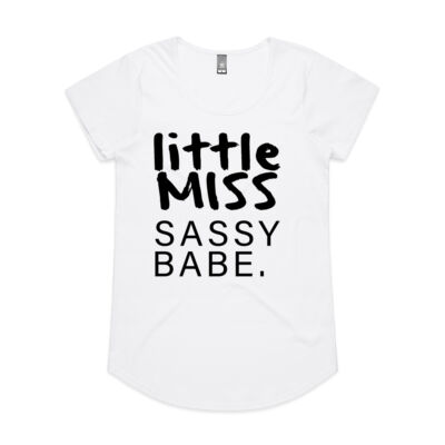 Little Miss Sassy Babe - Woman's MALI Tee Thumbnail