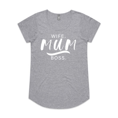 Wife Mum Boss - Woman's MALI Tee Thumbnail