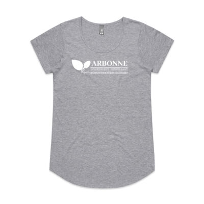 Arbonne Grey and White Woman's MALI Tee Thumbnail