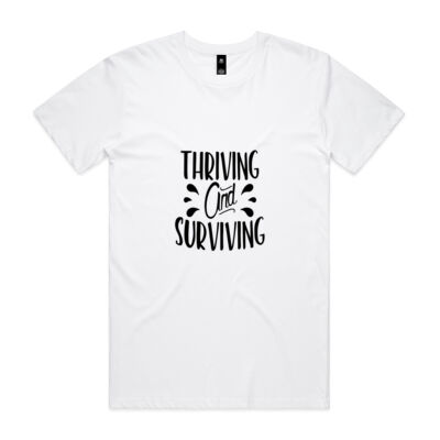 Thriving & Surviving #parenthood - Men's Staple Tee Thumbnail