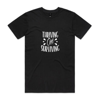 Thriving & Surviving #parenthood - Men's Staple Tee Thumbnail