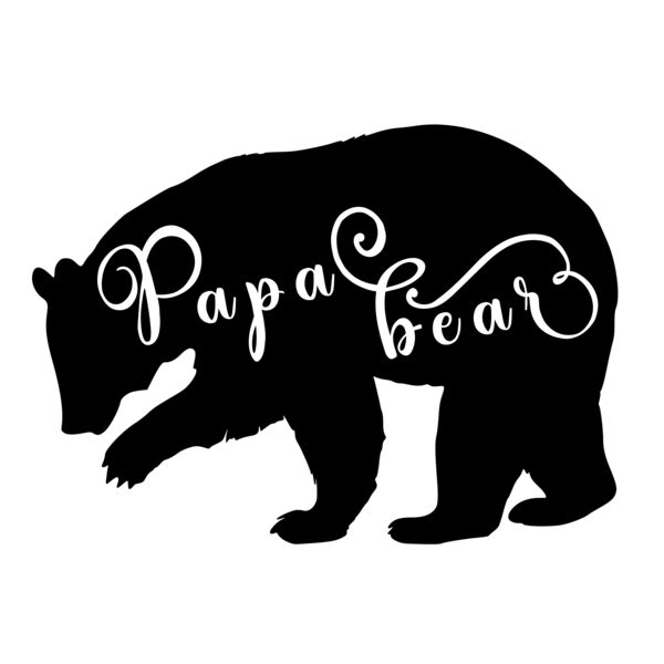 papa bear black Thumbnail